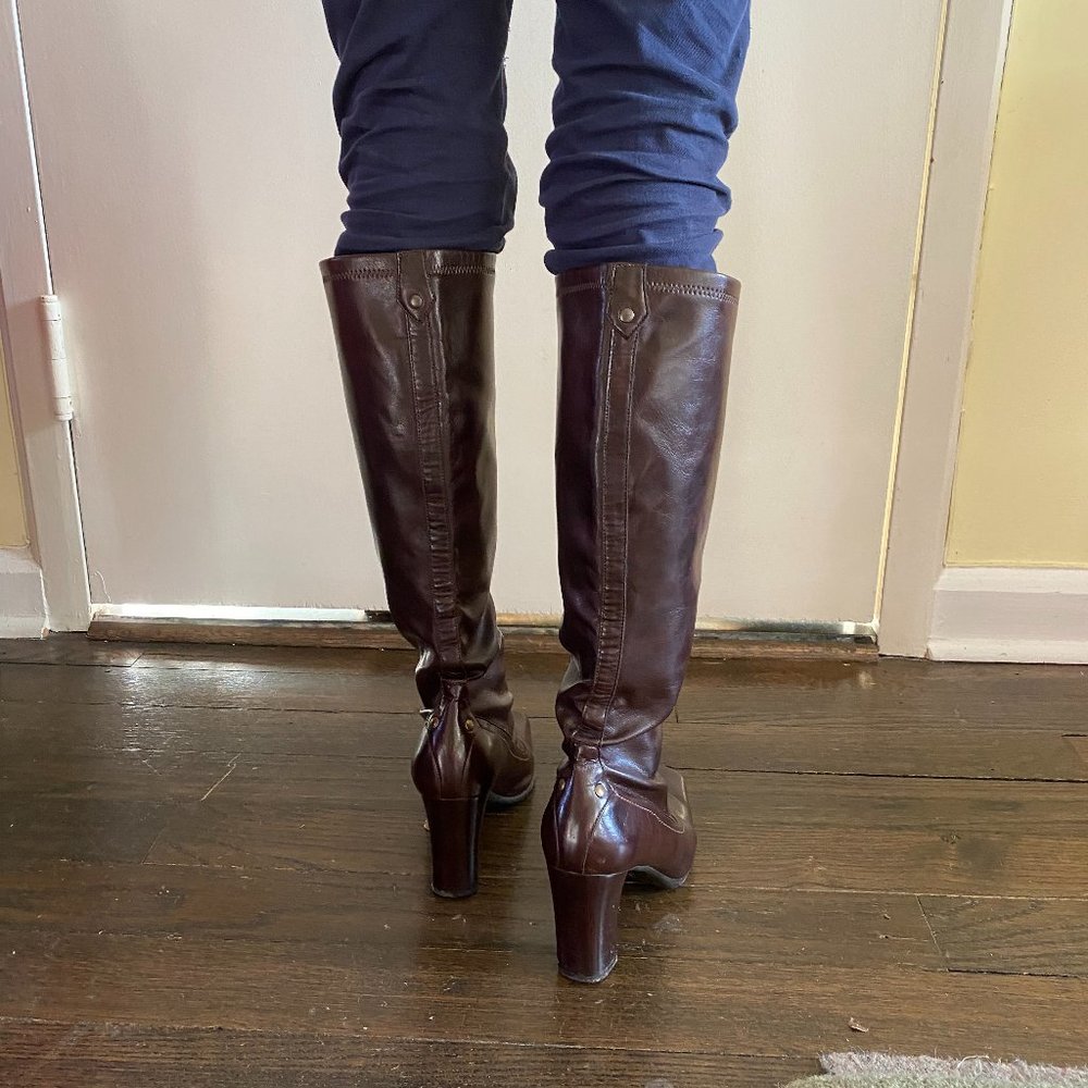 Franco Sarto heeled boots. Sleek!